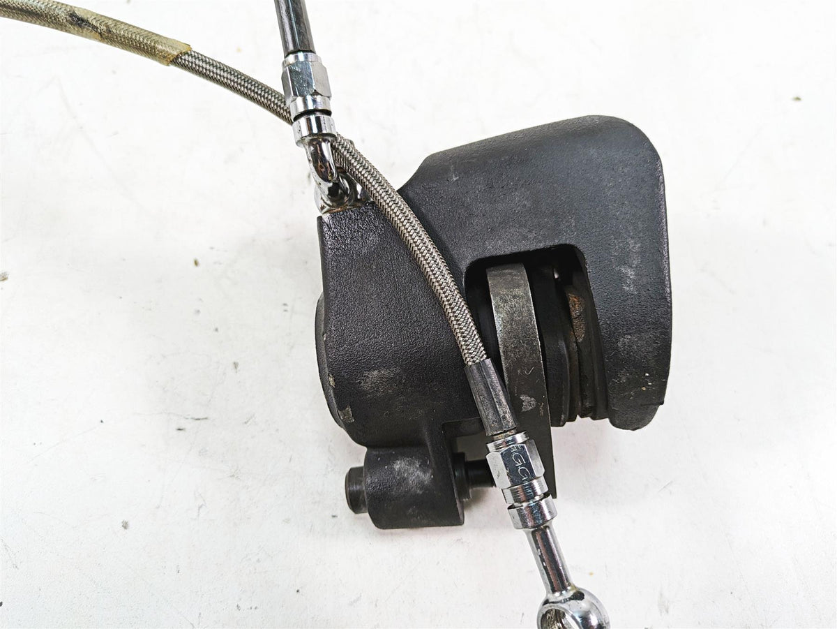 1990 Harley Sportster XLH883 XL883 Front Brake Caliper + Line - Read 44046-84 {{ shop.shopifyCountryName }} - Mototech271