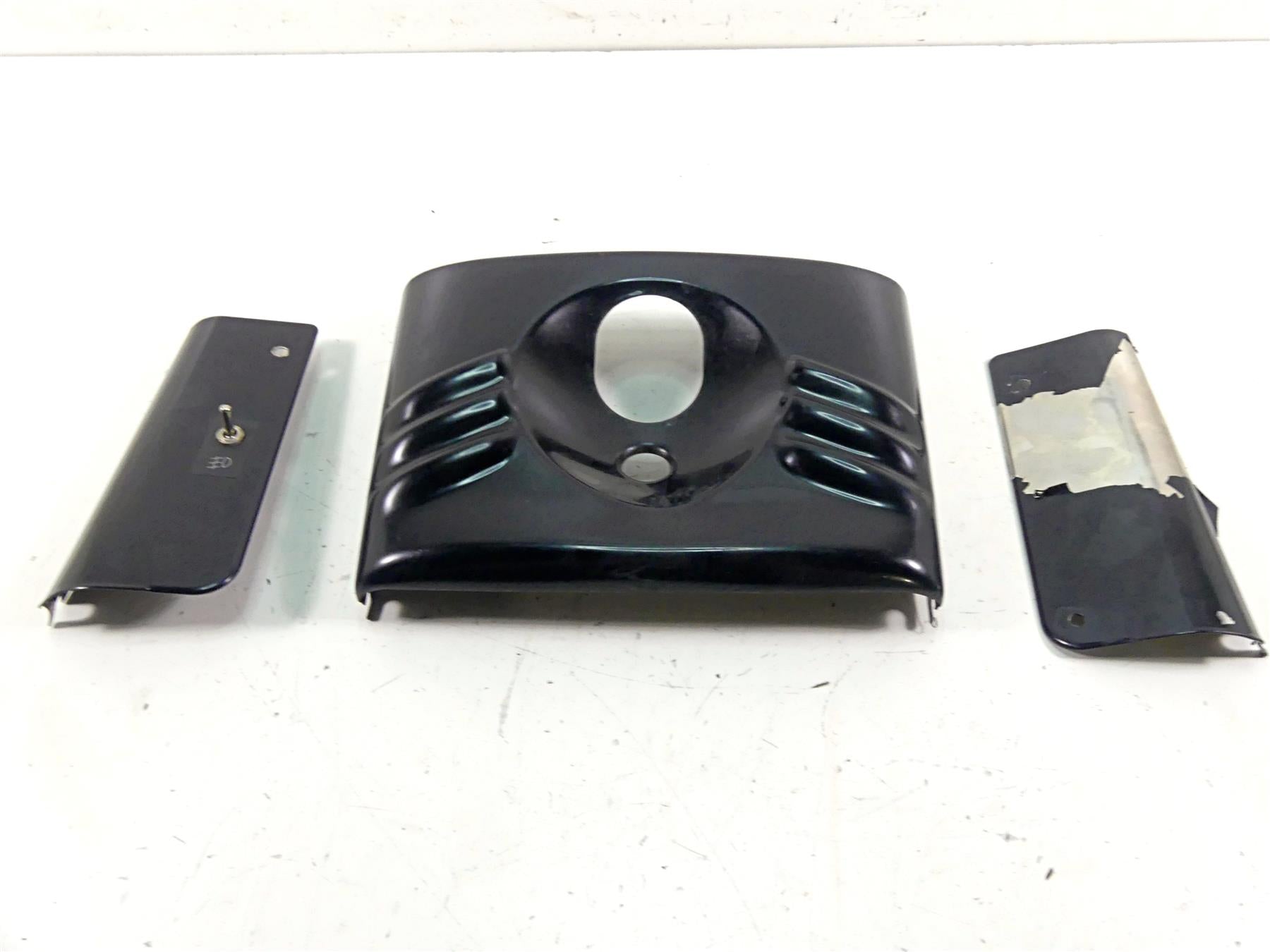 2013 Harley Softail FLSTFB Fat Boy Lo Headlight Fork Cover Panel Set 67987-10BHP | Mototech271