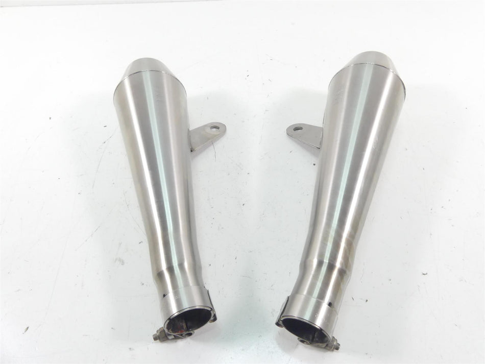 2017 Triumph Thruxton 1200 R Cone Shorty Muffler Exhaust Set MC-CN-TPW-BSH {{ shop.shopifyCountryName }} - Mototech271