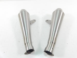 2017 Triumph Thruxton 1200 R Cone Shorty Muffler Exhaust Set MC-CN-TPW-BSH | Mototech271