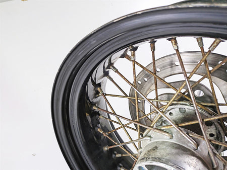 2008 Harley FLSTSB Cross Bones Straight 17x6 Rear Wheel Spoke Rim 44936-08 {{ shop.shopifyCountryName }} - Mototech271