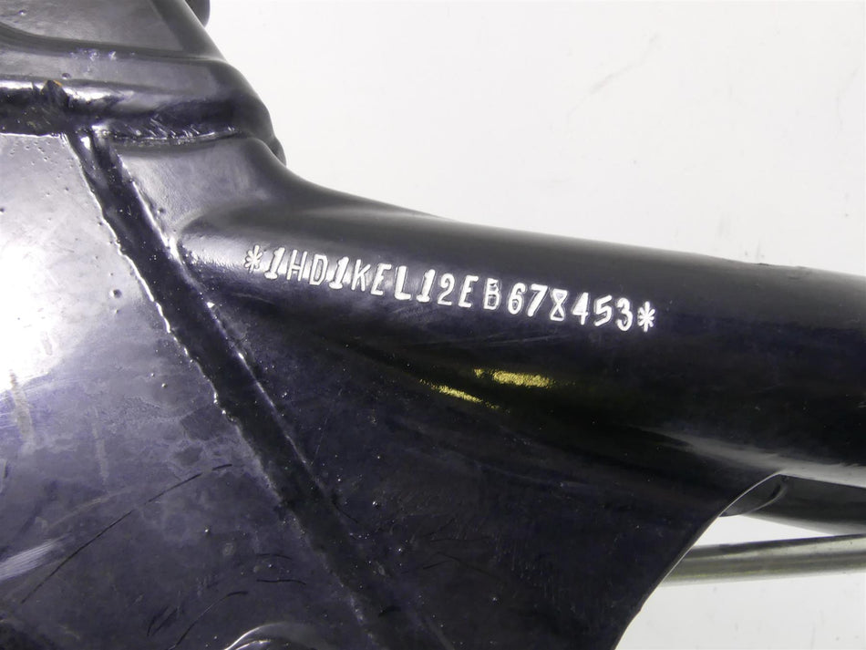 2014 Harley Touring FLHTK Electra Glide Bent Frame Chassis With Salvage Texas Title 47900-14BHP {{ shop.shopifyCountryName }} - Mototech271