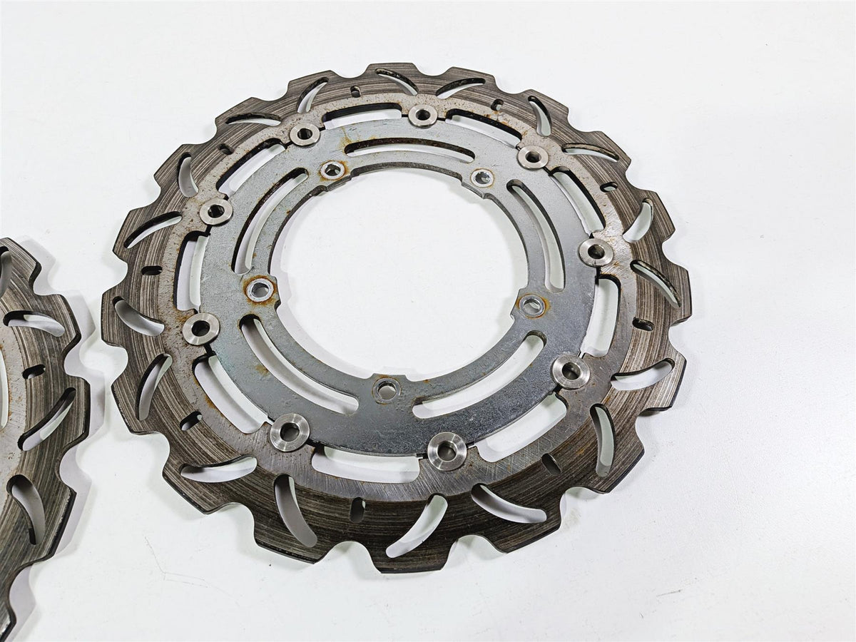 2008 Yamaha YZF R1 RN19 Voodoo Wave Front Brake Disc Rotor Set 4C8-2581T-00-00 {{ shop.shopifyCountryName }} - Mototech271