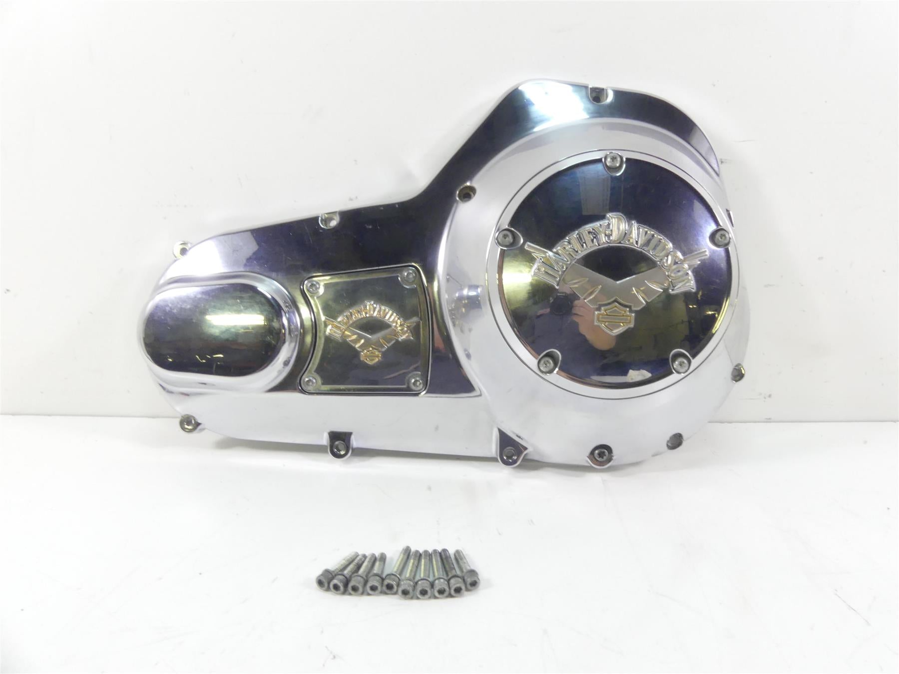 2002 Harley Touring FLHRCI Road King Outer Primary Drive Clutch Cover 60685-99 {{ shop.shopifyCountryName }} - Mototech271