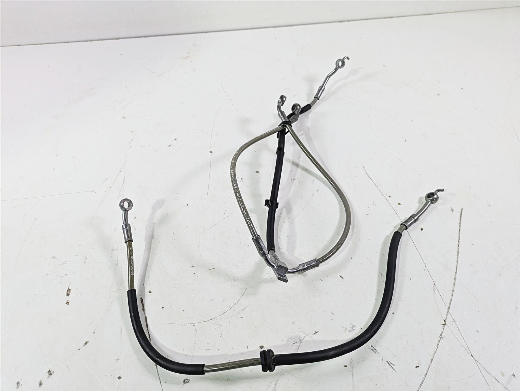 2015 BMW R nineT K21 Front Abs Brake Line Hose Set 34328533934 34328533908 {{ shop.shopifyCountryName }} - Mototech271
