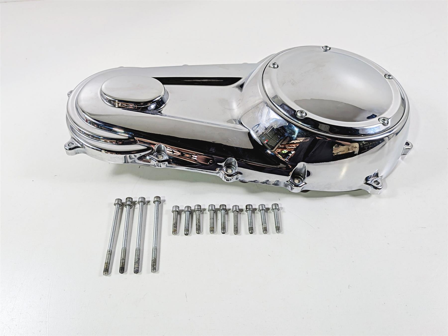 2018 Harley Touring FLHTCU Electra Glide Chrome Primary Drive Cover 25700377-Mototech271