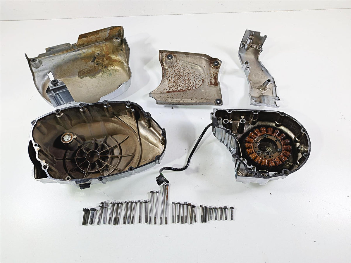 2006 Suzuki VL800 C50 Boulevard Engine Side Chrome Cover Set 47130-41F00 {{ shop.shopifyCountryName }} - Mototech271