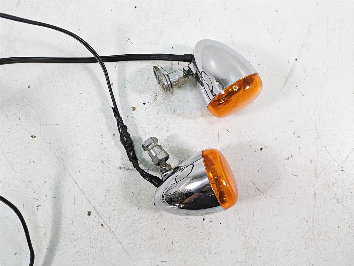 2006 Harley FLSTI Softail Heritage Front Blinker Turn Signal Set - Read 68972-00 {{ shop.shopifyCountryName }} - Mototech271