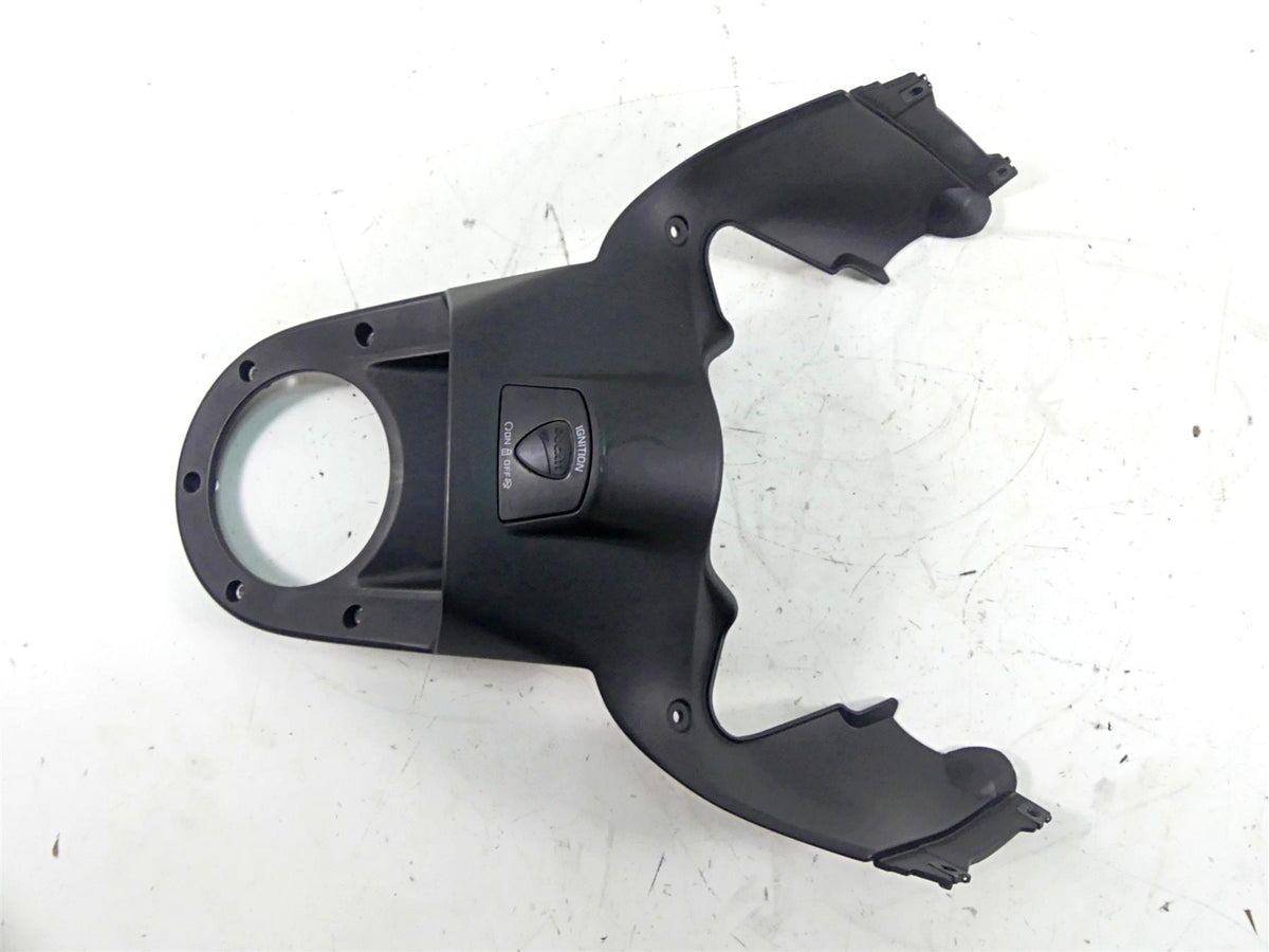 2013 Ducati Diavel Red Upper Front Cover Fairing & Ignition Button 48013071A {{ shop.shopifyCountryName }} - Mototech271