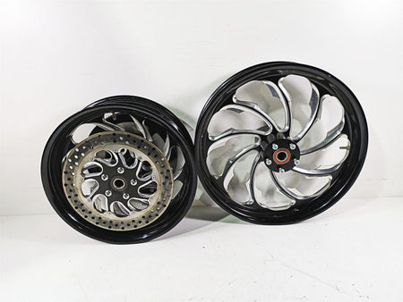 2015 Harley Touring FLHXS Street Glide Performance Machine Contrast Wheel Set {{ shop.shopifyCountryName }} - Mototech271