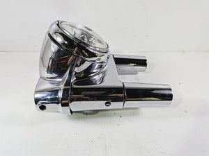 2012 Harley FLD Dyna Switchback Headlight Chrome Nacelle Set 61400078 57200024