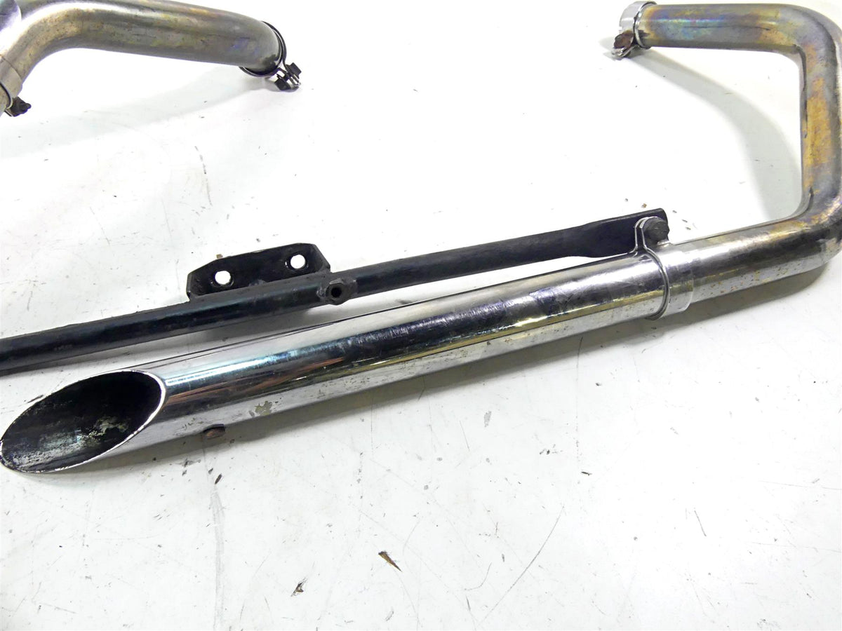 1979 Harley Sportster XLS1000 Roadster Exhaust Drag Pipe System With Baffles {{ shop.shopifyCountryName }} - Mototech271