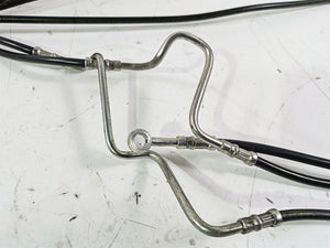2015 Harley Touring FLHTKL E -Glide Low Front Abs Brake Line Hose Set 41800544 | Mototech271