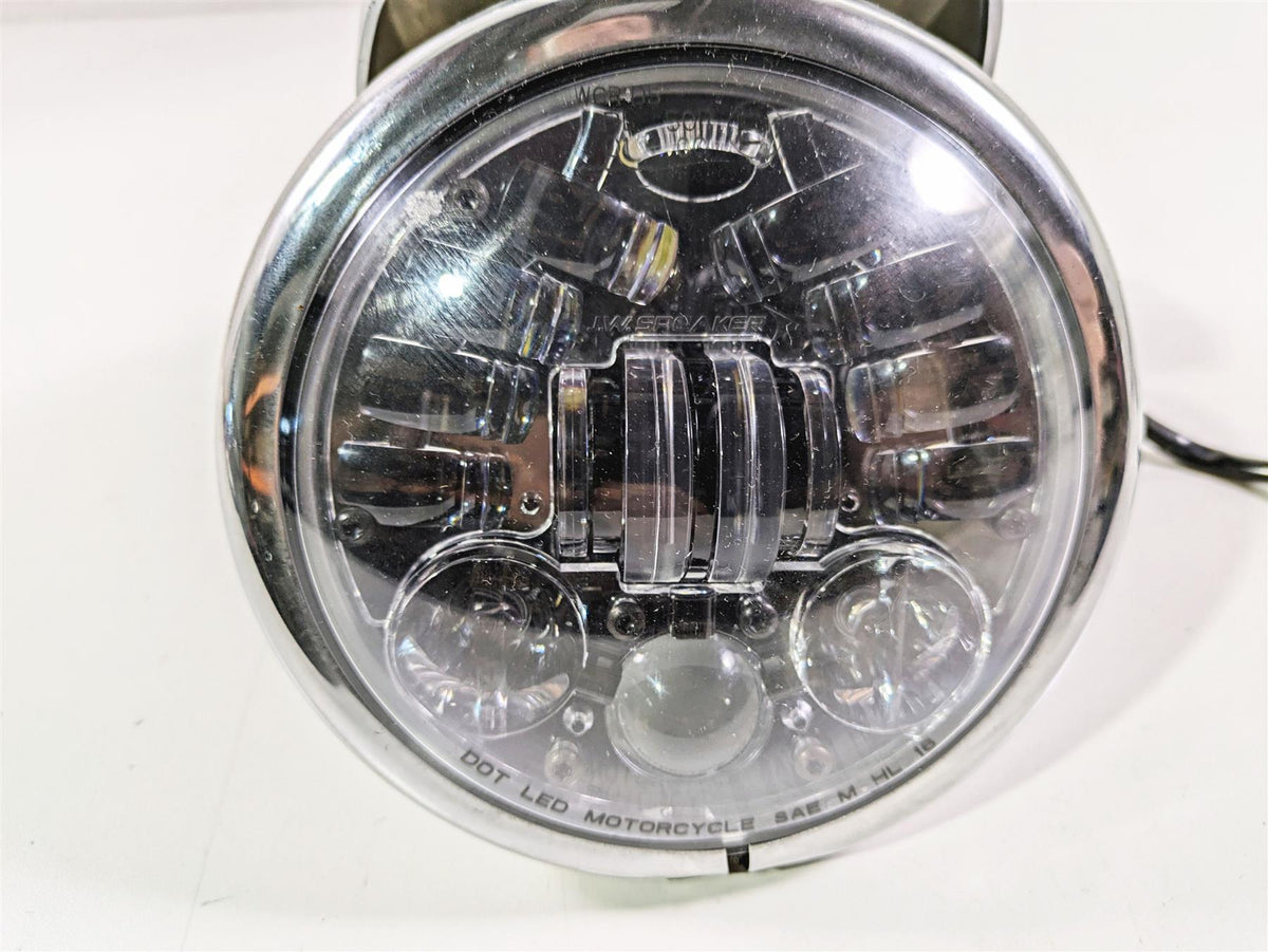 2016 Harley FXDL Dyna Low Rider J.W.Speaker Led Headlight Lamp & Bracket 4034350 {{ shop.shopifyCountryName }} - Mototech271