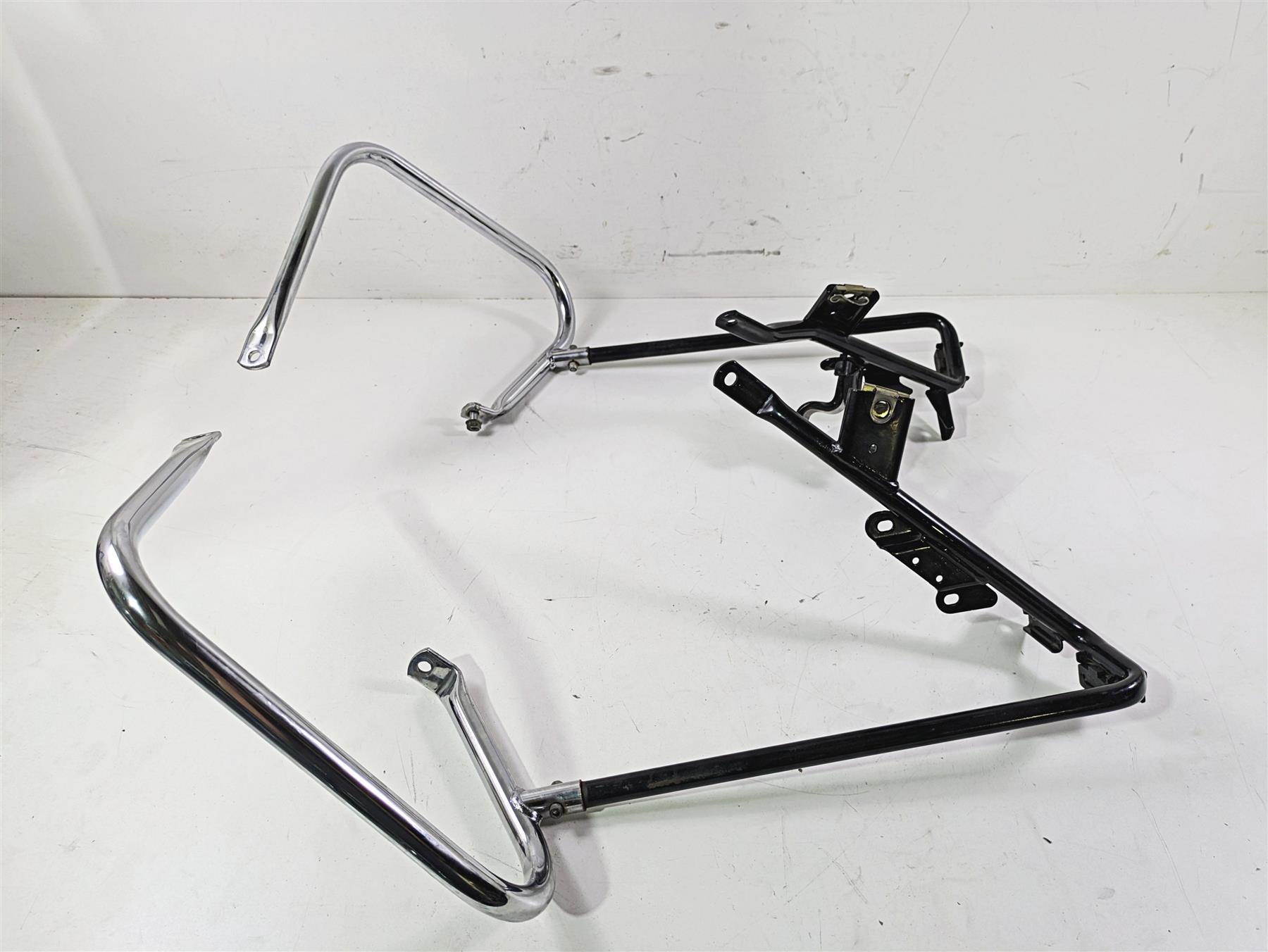 2011 Harley Touring FLHTCUSE CVO E-Glide Saddlebag Guard Rail Holders 49187-09 {{ shop.shopifyCountryName }} - Mototech271