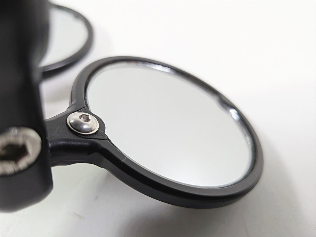 2016 Mv Agusta F3 800 RR Black CRG Bar End Round Rear View Mirror Set-Mototech271
