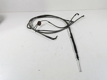 2014 Harley FXDL Dyna Low Rider Aftermarket Long Clutch Cable & Brake Line Set {{ shop.shopifyCountryName }} - Mototech271