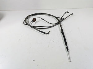 2014 Harley FXDL Dyna Low Rider Aftermarket Long Clutch Cable & Brake Line Set | Mototech271
