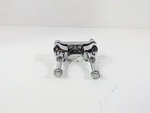 Load image into Gallery viewer, 2016 Harley FXDF Dyna Fat Bob Handlebar Riser Holder Clamps Chrome 56568-86
