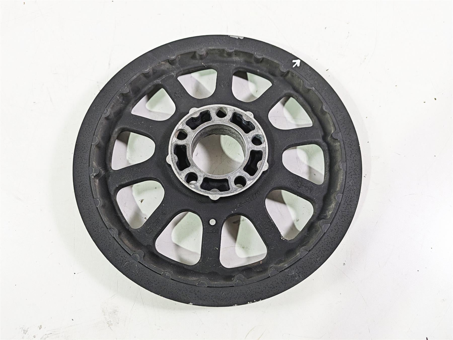 2008 Harley FLSTSB Cross Bones Rear Drive Belt Pulley 66T 20mm 37715-07 {{ shop.shopifyCountryName }} - Mototech271