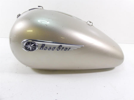 2001 Yamaha XV1600 Road Star Fuel Gas Petrol Tank Reservoir - Dent 4WM-Y2410-31 {{ shop.shopifyCountryName }} - Mototech271
