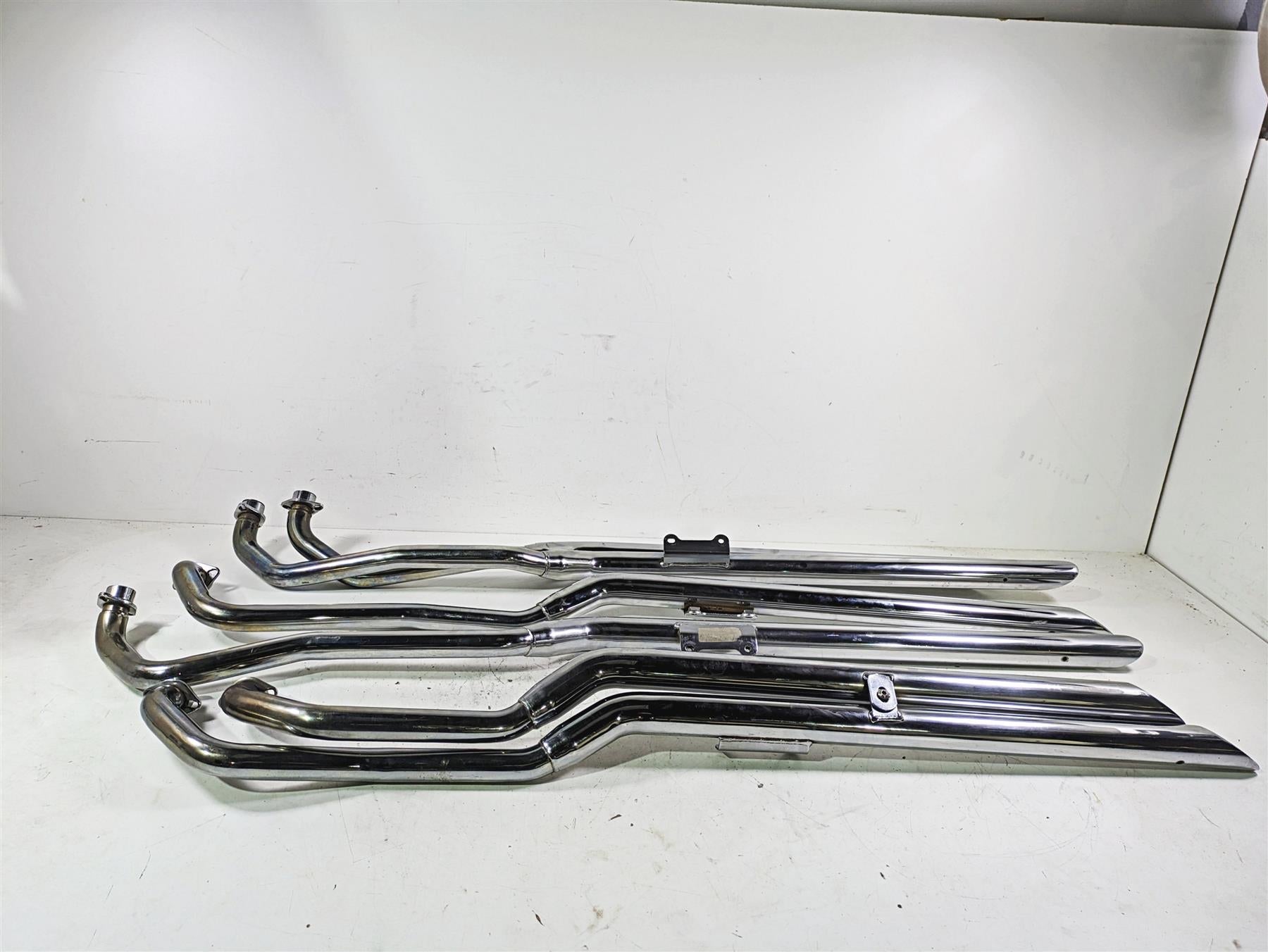 1998 Honda GL1500 Valkyrie Tour Cobra 6 into 6 Slash Cut Drag Pipe Exhaust 1269 | Mototech271