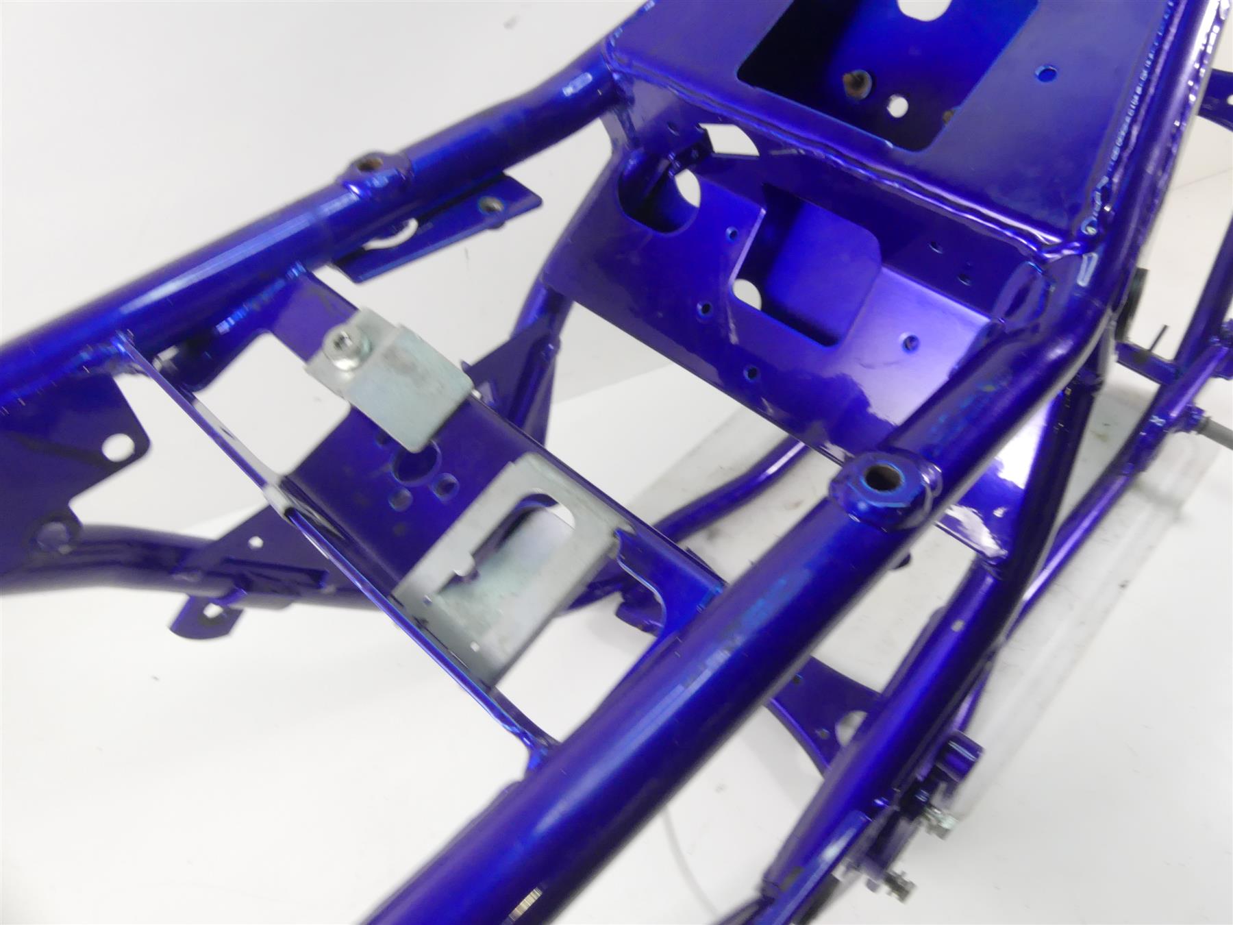 2007 Harley Touring FLHRSE CVO Road King Straight Frame Chassis Candy Cobalt With Clean California Title 47900-07 {{ shop.shopifyCountryName }} - Mototech271
