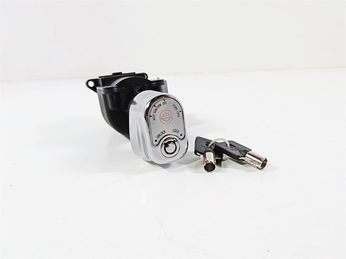 2017 Harley Touring FLHXS Street Glide Ignition Switch Key Set Chrome Knob 71400013B {{ shop.shopifyCountryName }} - Mototech271