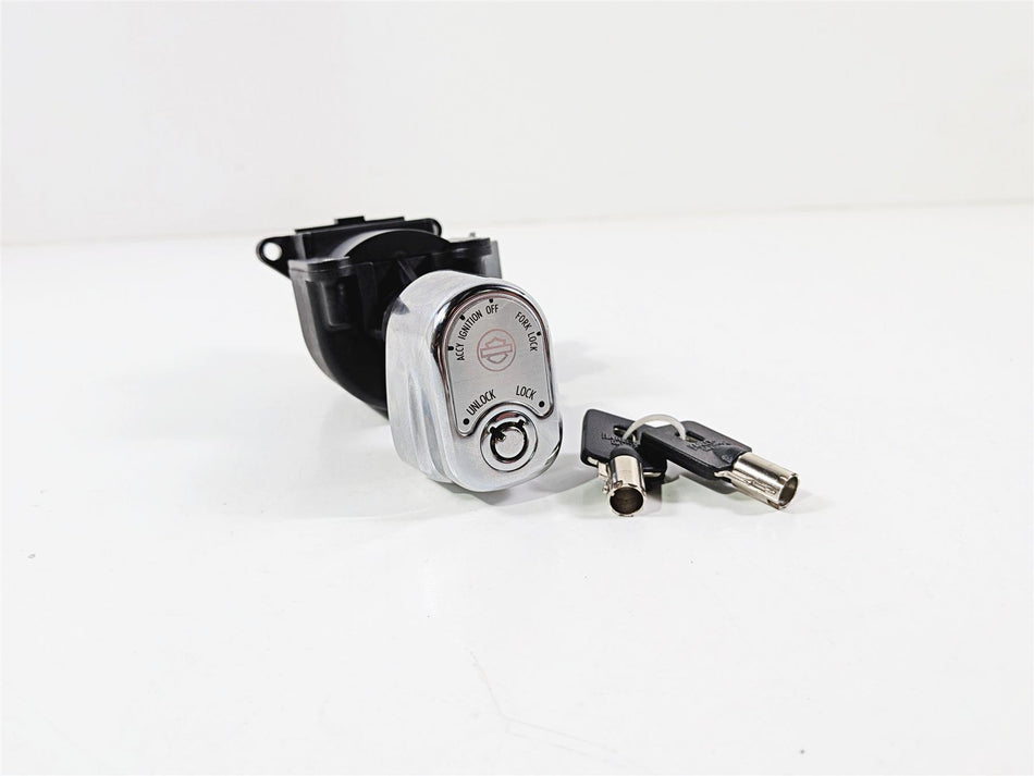 2017 Harley Touring FLHXS Street Glide Ignition Switch Key Set Chrome Knob 71400013B {{ shop.shopifyCountryName }} - Mototech271