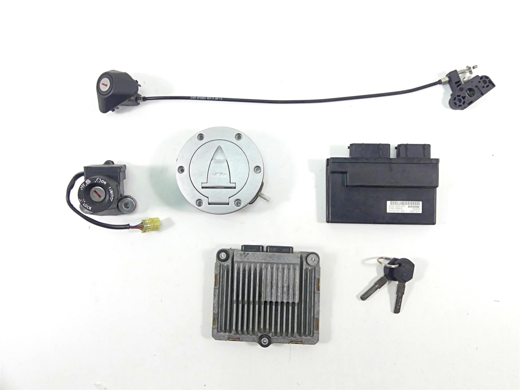 2015 KTM 1190 Adventure Ignition Switch Key Lock Set Cdi Ecu Ecm 61341031000 {{ shop.shopifyCountryName }} - Mototech271