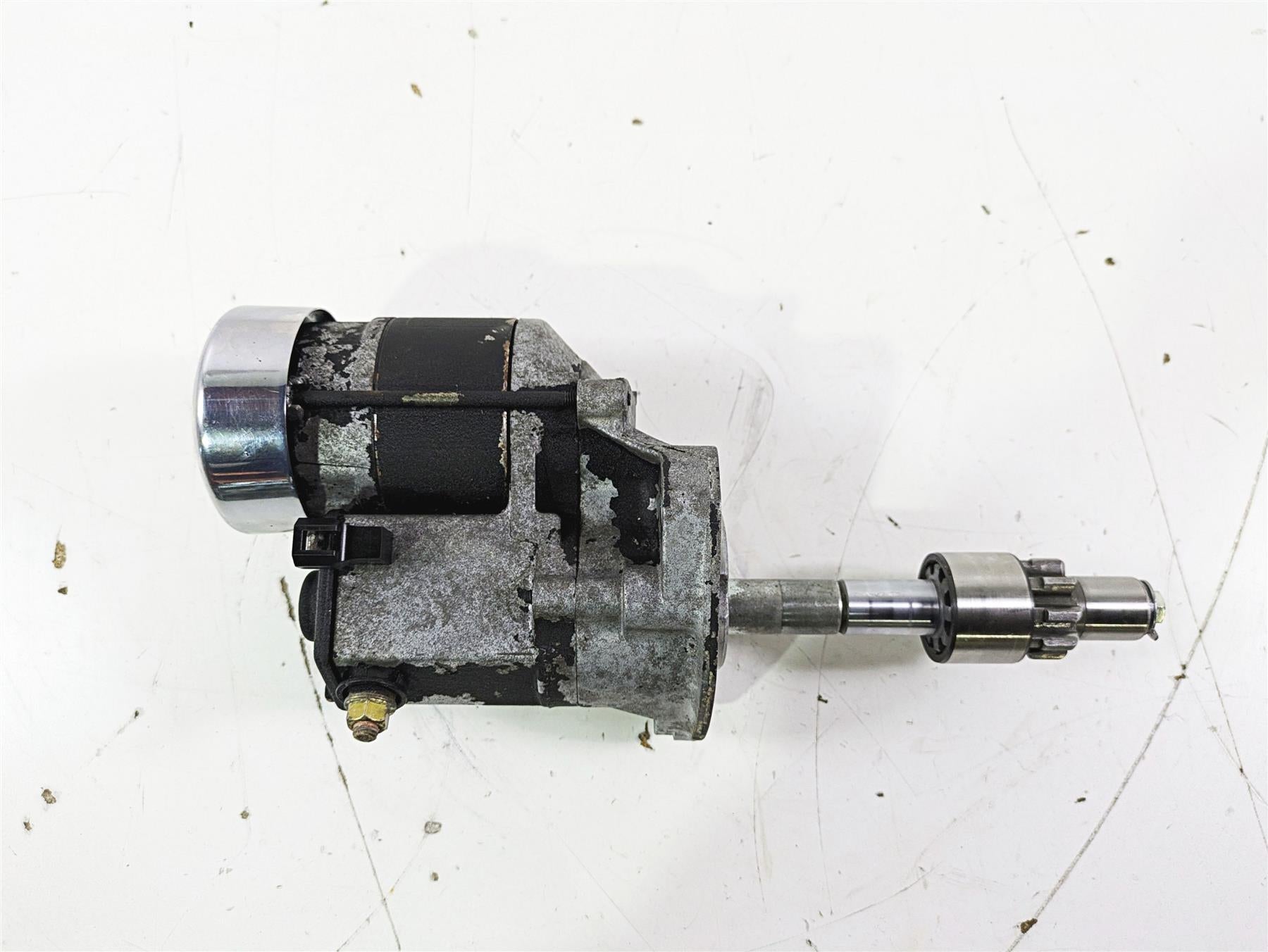 1992 Harley FLSTC Softail Heritage Engine Starter Motor + Cover 31553-90A {{ shop.shopifyCountryName }} - Mototech271