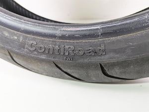 Used Front Motorcycle Tire Continental Conti Road TWI 120/70 ZR17 02447220000