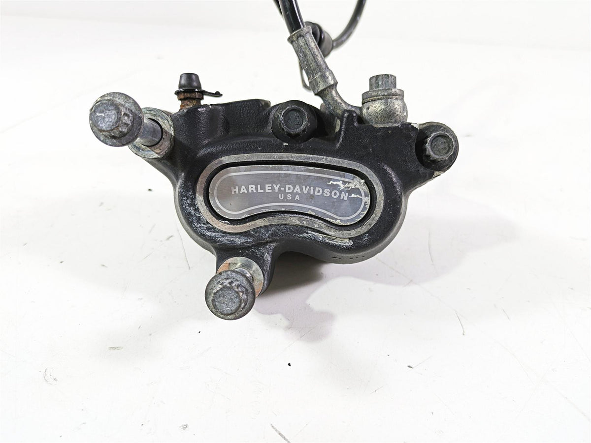 2012 Harley FLD Dyna Switchback Front Brake Caliper & Line 41300001 {{ shop.shopifyCountryName }} - Mototech271