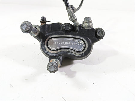 2012 Harley FLD Dyna Switchback Front Brake Caliper & Line 41300001 {{ shop.shopifyCountryName }} - Mototech271