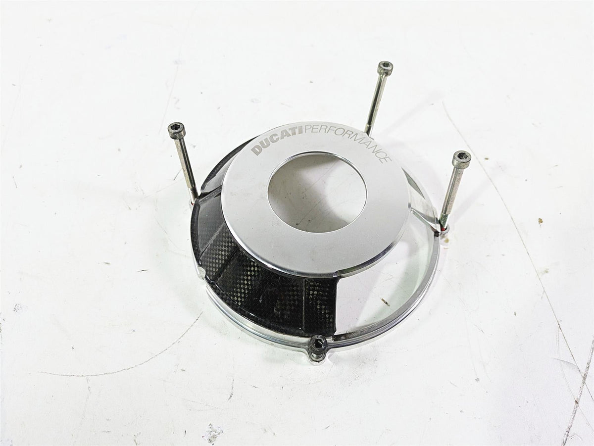 2008 Ducati SBK 1098 S Performance Aluminum Carbon Fiber Clutch Cover 969943AAA {{ shop.shopifyCountryName }} - Mototech271