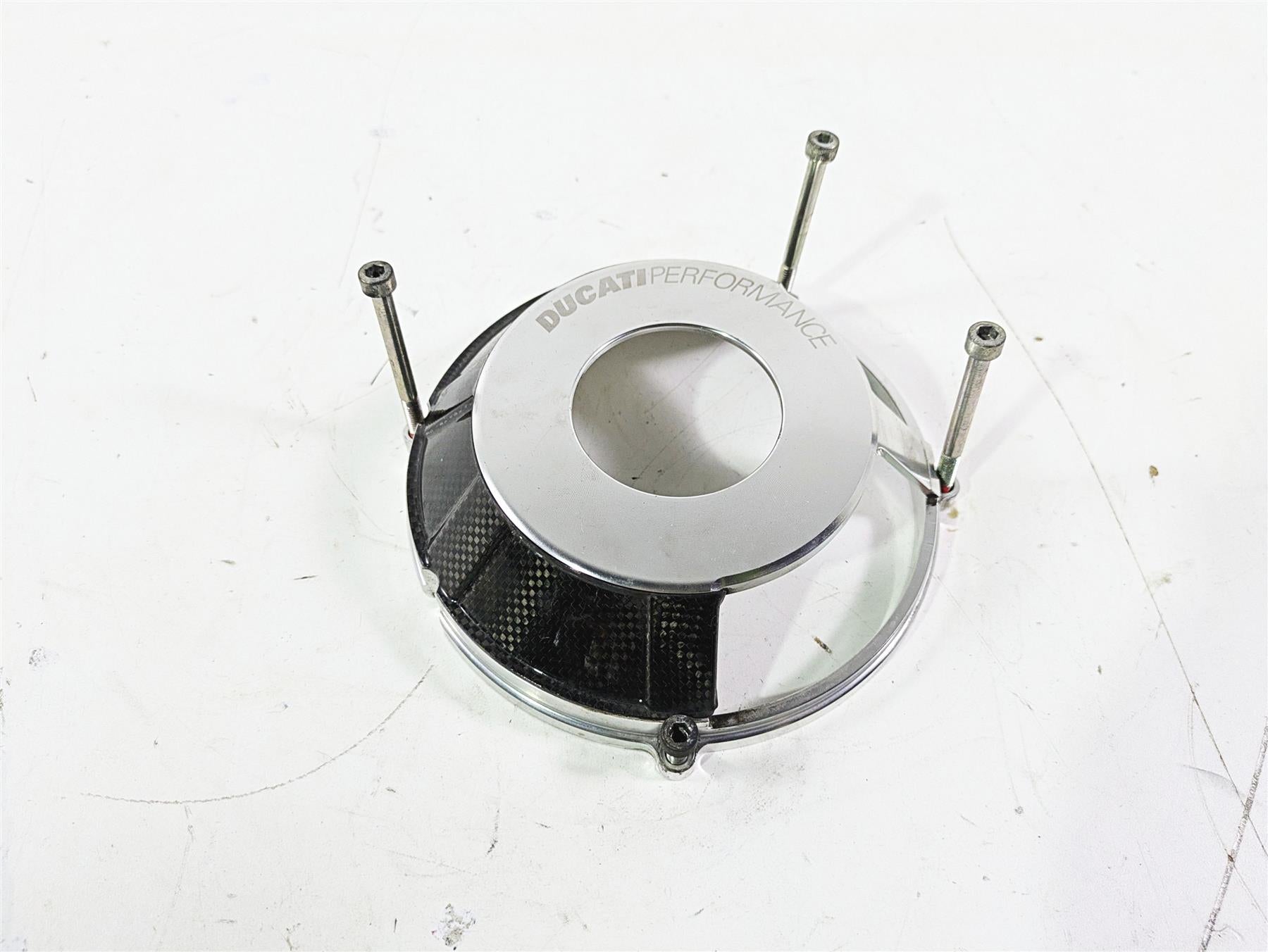 2008 Ducati SBK 1098 S Performance Aluminum Carbon Fiber Clutch Cover 969943AAA {{ shop.shopifyCountryName }} - Mototech271