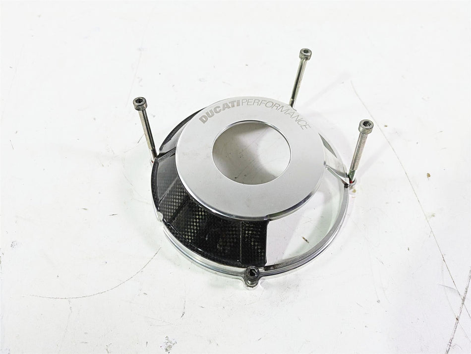 2008 Ducati SBK 1098 S Performance Aluminum Carbon Fiber Clutch Cover 969943AAA {{ shop.shopifyCountryName }} - Mototech271