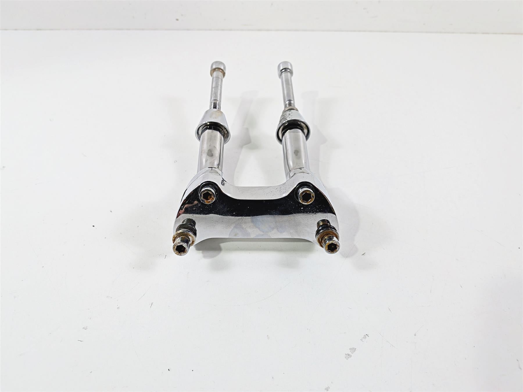 1995 Harley XL883 Sportster Hugger Handlebar Chrome Riser 5" tall 2" Pullback {{ shop.shopifyCountryName }} - Mototech271