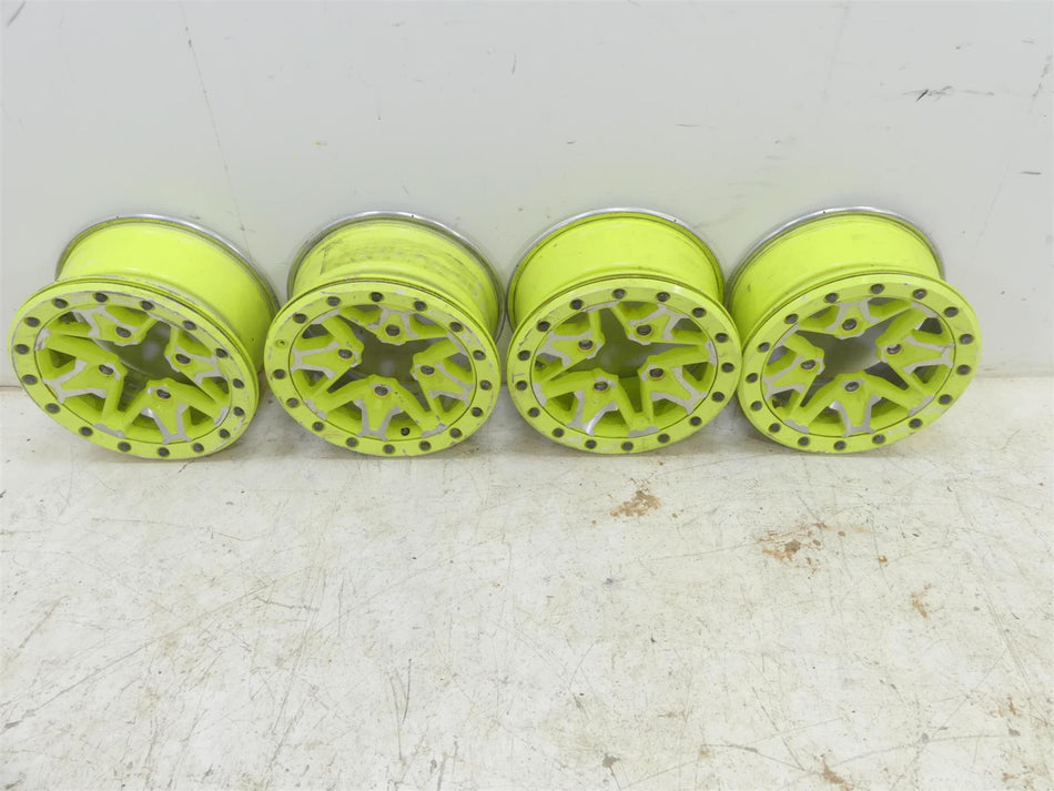 2020 Can Am Maverick X3 XMR Turbo RR 14x7 Manta Green Wheel Set 705402473 {{ shop.shopifyCountryName }} - Mototech271