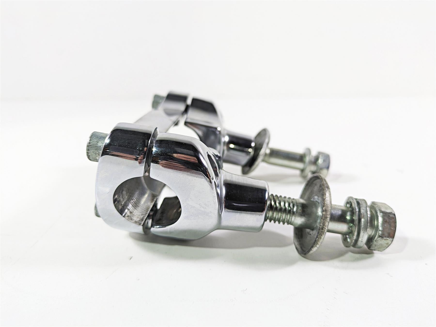 2003 Harley FLSTC Softail Heritage 100th Handlebar Holder Riser Set 56567-86B {{ shop.shopifyCountryName }} - Mototech271