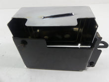 Load image into Gallery viewer, 2005 Harley FXDWGI Dyna Wide Glide Right Battery Tray &amp; Chrome Cover 66375-97 | Mototech271
