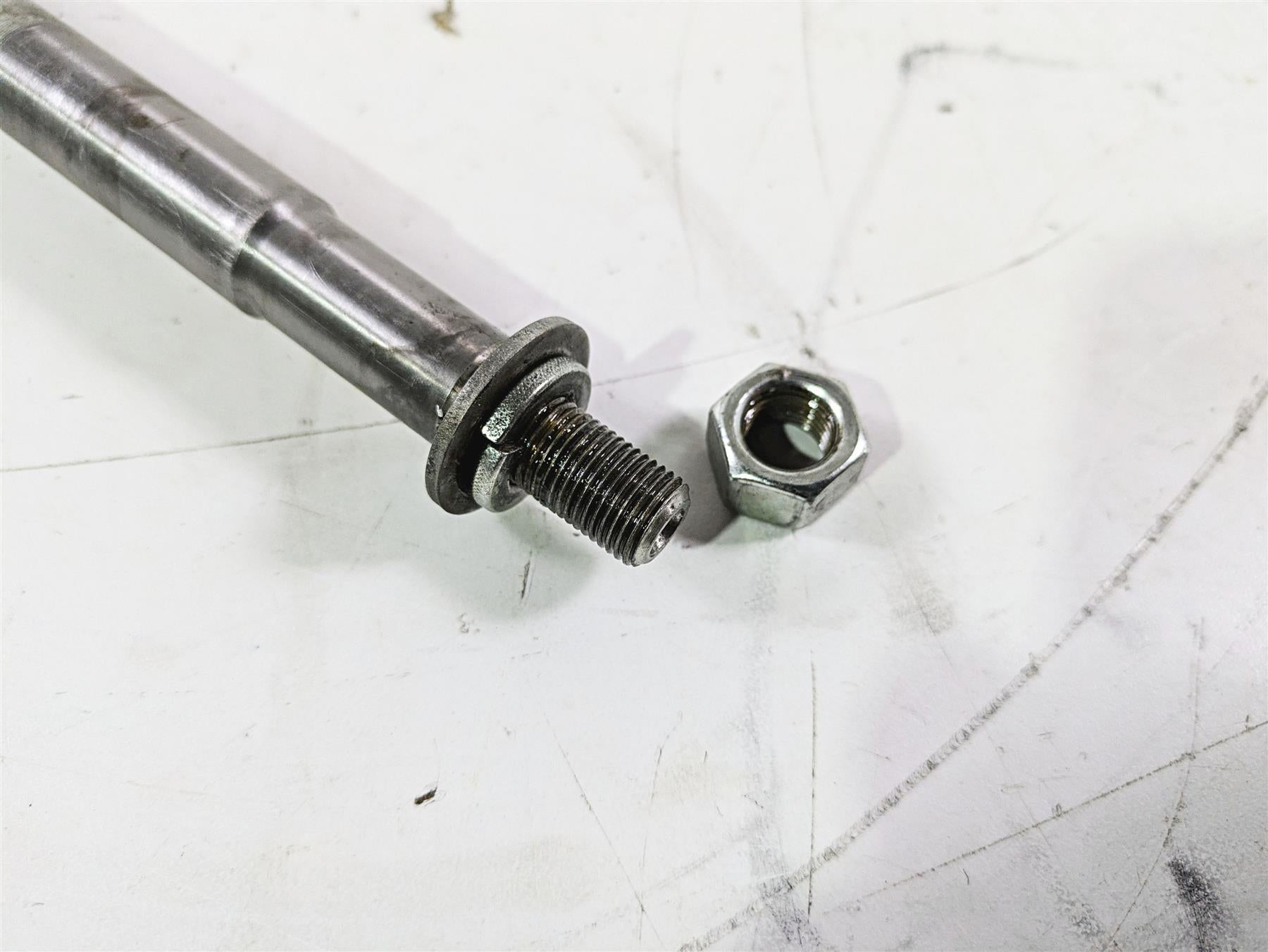1992 Harley FLSTC Softail Heritage Front Axle Wheel Spindle 3/4" 41584-86 {{ shop.shopifyCountryName }} - Mototech271