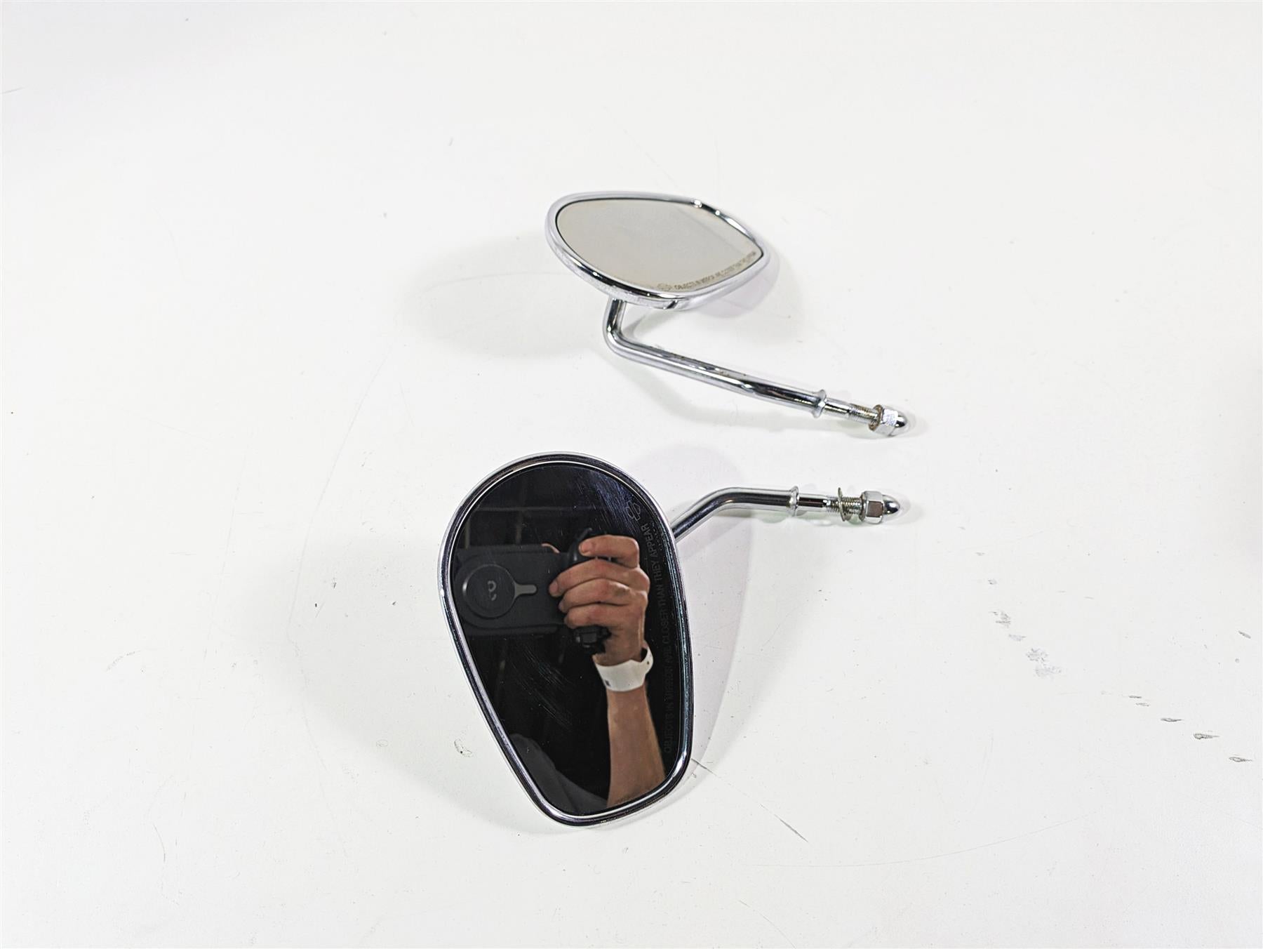2003 Harley FLSTC Softail Heritage 100th Rear View Mirror Set 91845-03B {{ shop.shopifyCountryName }} - Mototech271