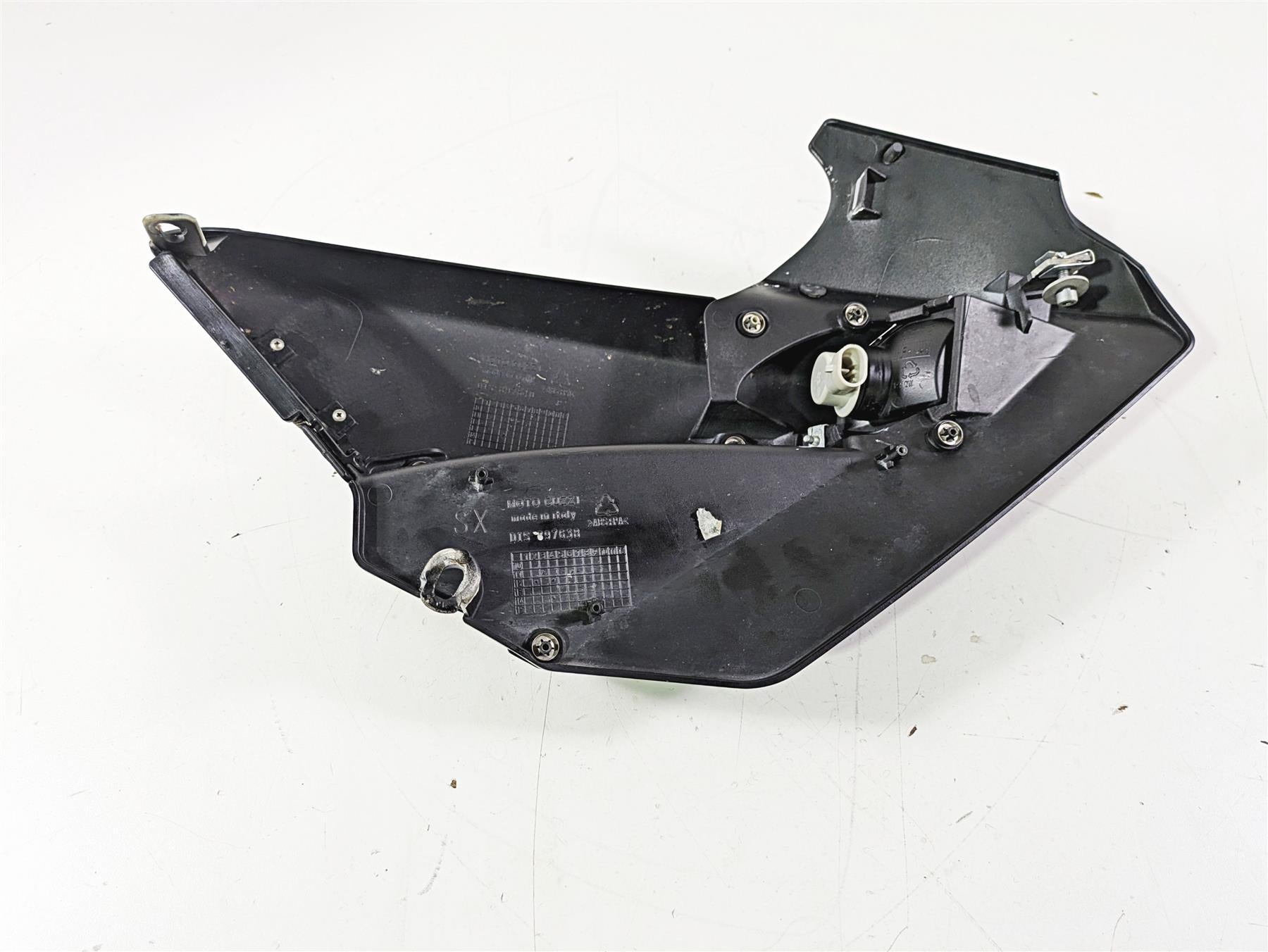 2016 Moto Guzzi Stelvio 1200 8V NTX Left Fuel Tank Side Cover Set - Read 897638 {{ shop.shopifyCountryName }} - Mototech271