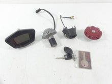 Load image into Gallery viewer, 2008 Ducati Hypermotard 1100S Speedo Ignition Switch Key Card Set - 6K 40610585A
