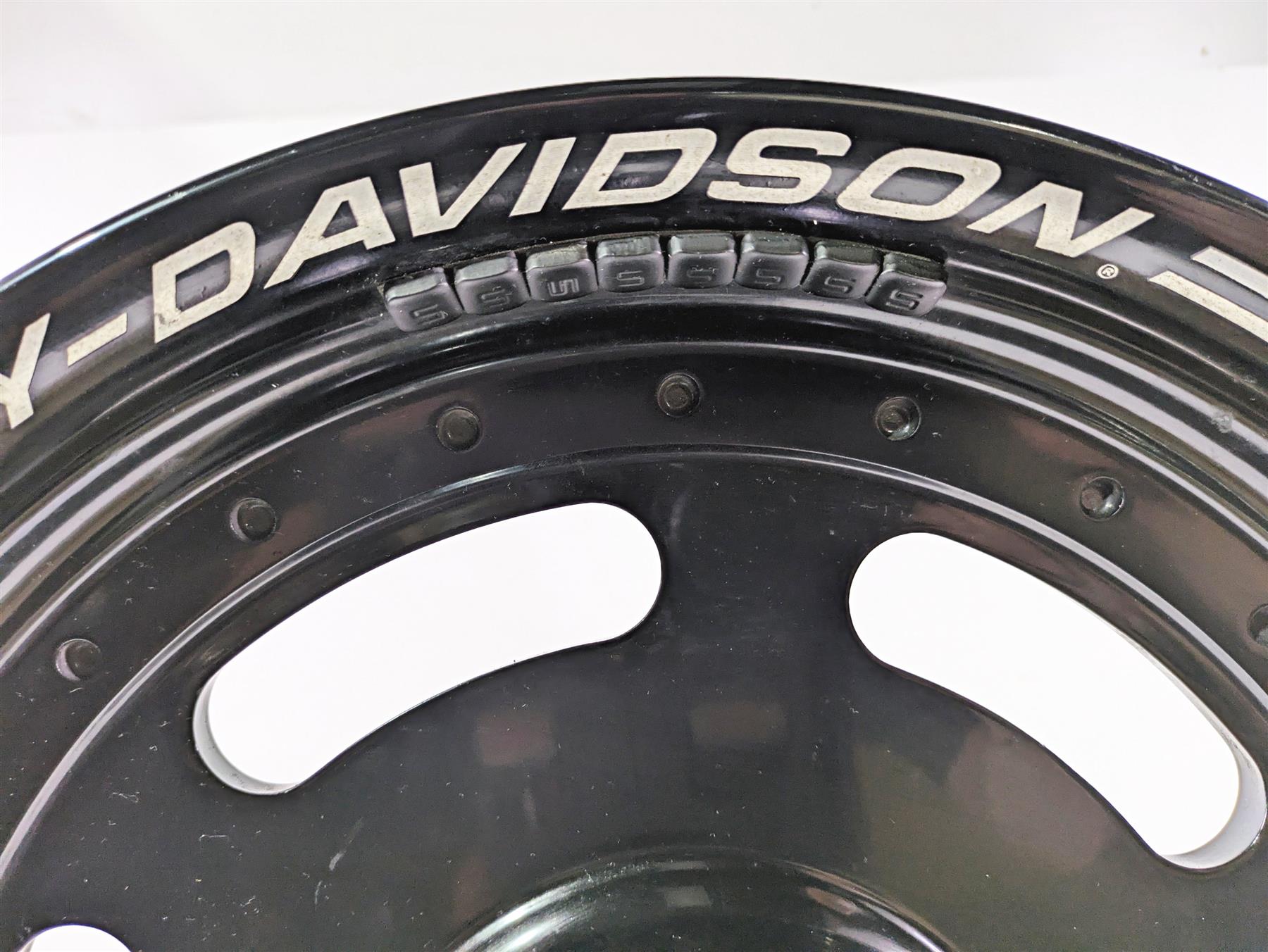2015 Harley FXDF Dyna Fat Bob Front Wheel Rim Straight 16x3 Black 43300254 {{ shop.shopifyCountryName }} - Mototech271