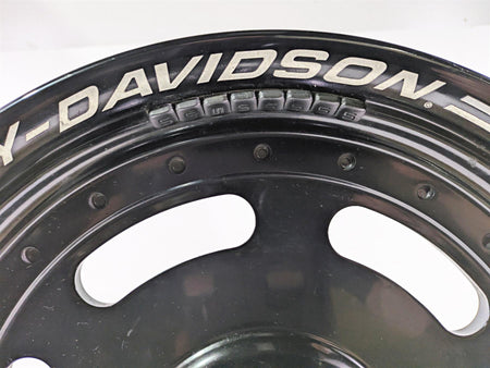 2015 Harley FXDF Dyna Fat Bob Front Wheel Rim Straight 16x3 Black 43300254 {{ shop.shopifyCountryName }} - Mototech271