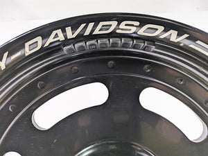 2015 Harley FXDF Dyna Fat Bob Front Wheel Rim Straight 16x3 Black 43300254