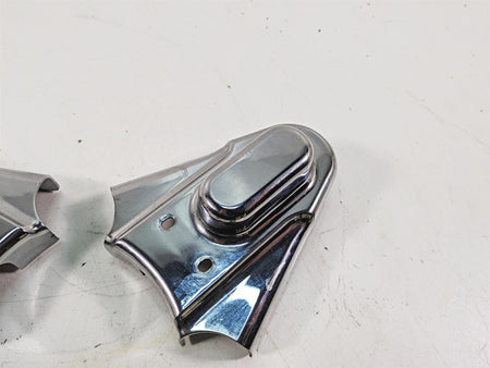 2000 Harley FXSTS Softail Springer Kuryakyn Chrome Rear Axle Cover Set 8202 {{ shop.shopifyCountryName }} - Mototech271