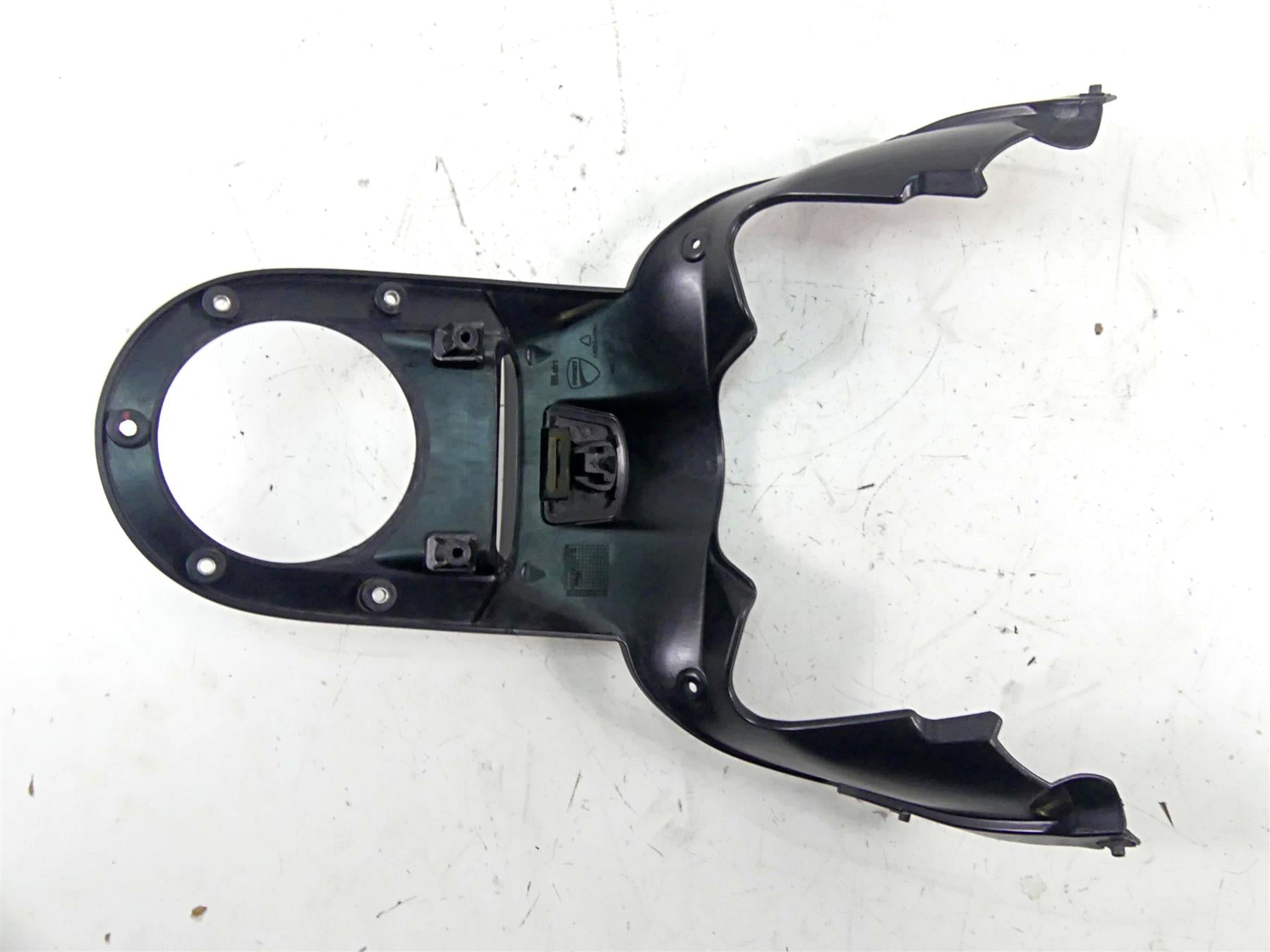 2013 Ducati Diavel Red Upper Front Cover Fairing & Ignition Button 48013071A {{ shop.shopifyCountryName }} - Mototech271